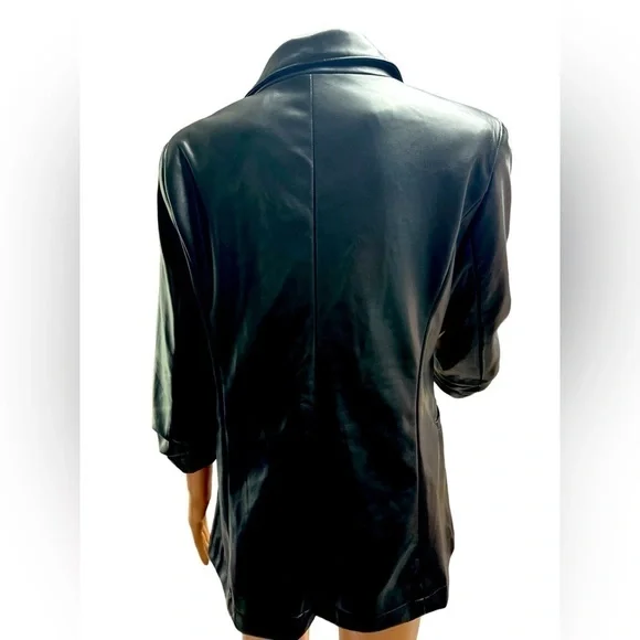 Rachel Zoe - EC -  Vegan Leather Coat - Picture 3 of 3